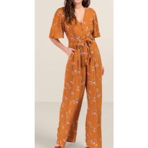 Lauren Button Front Jumpsuit (francesca’s)